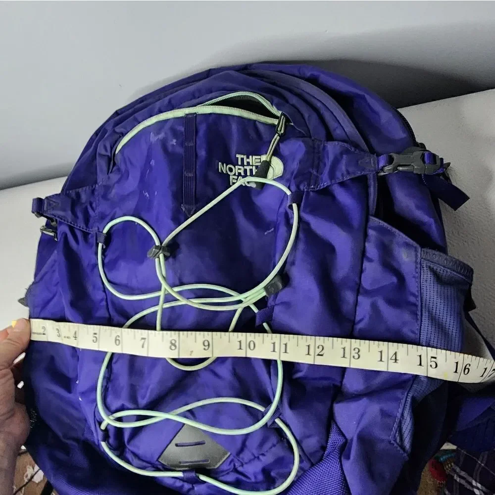 The North Face Borealis Backpack Book Bag Purple Flexvent Padded Straps